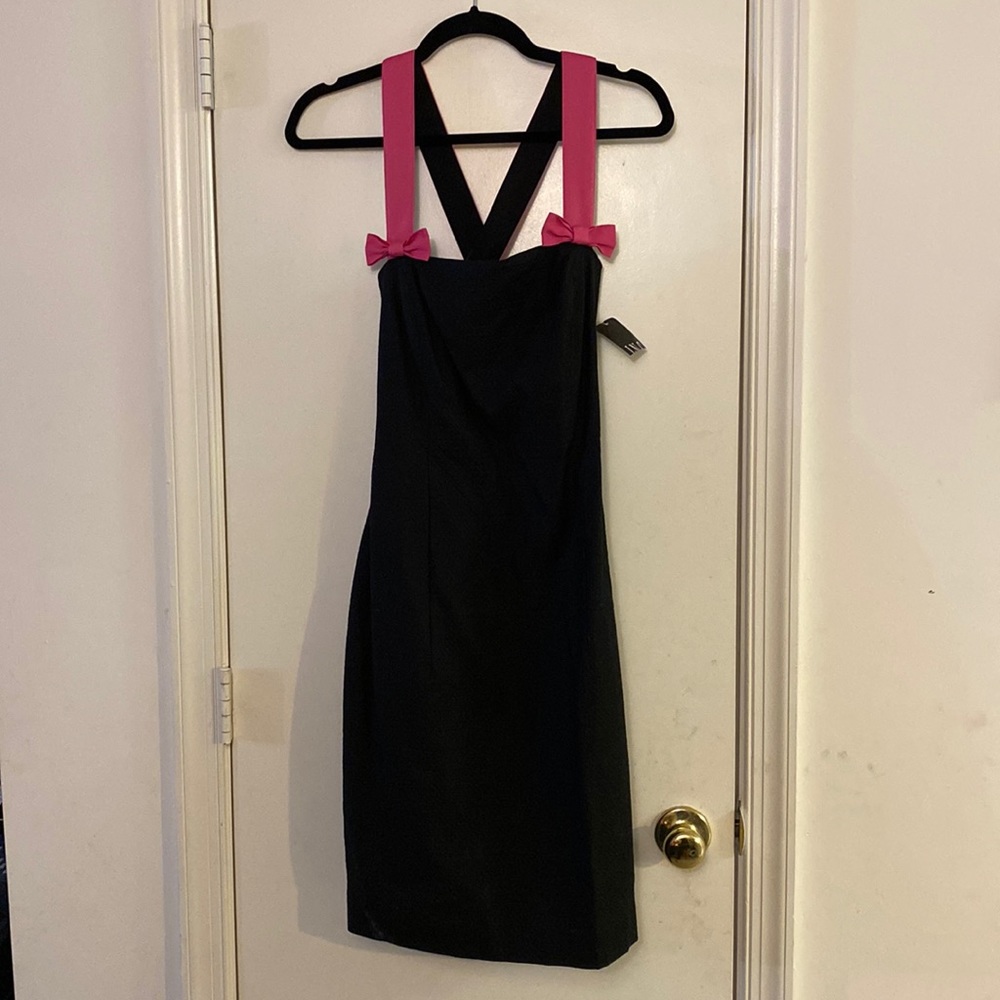 Inc International shift dress with cute bow detailing